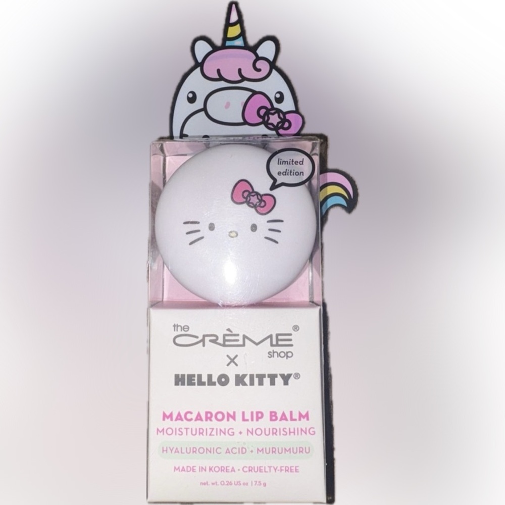 Hello Kitty Bundle Makeup bag, Brush set, lip liners and macaron lip balm - Picture 10 of 16